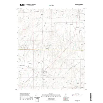 2020 Map of Hackleburg, 2020 Print
