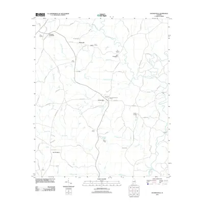 2011 Map of Hackneyville, 2011 Print