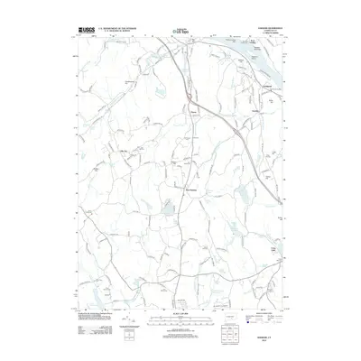 2012 Map of Haddam, 2012 Print