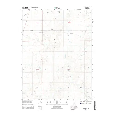 2014 Map of Hadden Holes, 2014 Print