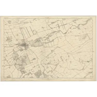 1853 Map of Haddingtonshire, Sheet 10, 1855 Print