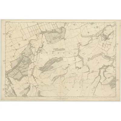 1853 Map of Haddingtonshire, Sheet 11, 1855 Print