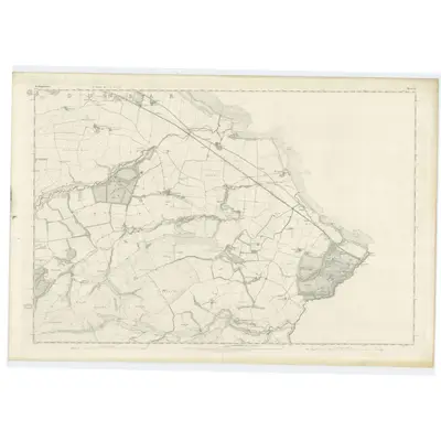 1853 Map of Haddingtonshire, Sheet 12, 1854 Print