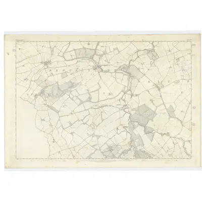 1853 Map of Haddingtonshire, Sheet 14, 1855 Print