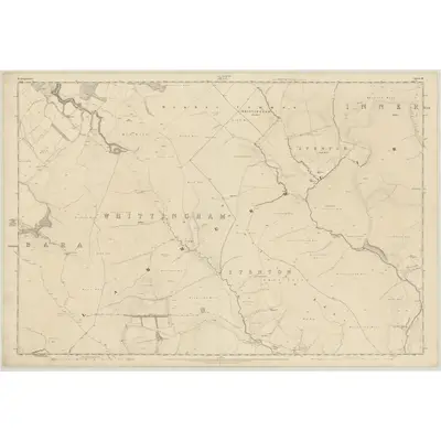 1853 Map of Haddingtonshire, Sheet 16, 1855 Print