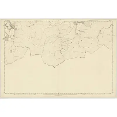 1853 Map of Haddingtonshire, Sheet 19, 1854 Print