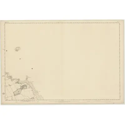 1853 Map of Haddingtonshire, Sheet 3, 1854 Print