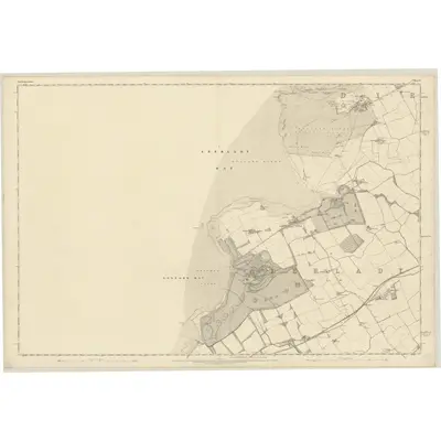 1853 Map of Haddingtonshire, Sheet 4, 1854 Print