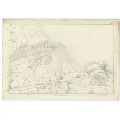 1853 Map of Haddingtonshire, Sheet 6, 1854 Print