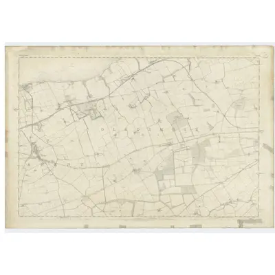 1853 Map of Haddingtonshire, Sheet 9, 1854 Print