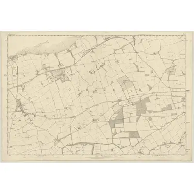 1853 Map of Haddingtonshire, Sheet 9, 1854 Print