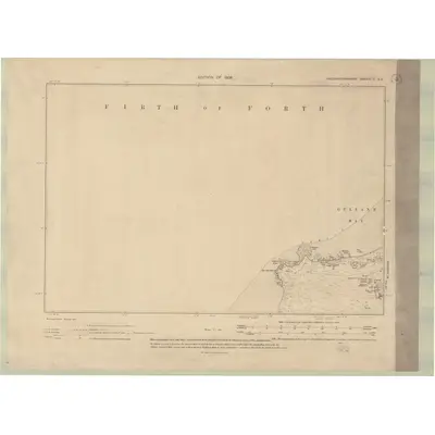 1906 Map of Haddingtonshire Sheet I.SE, 1908 Print