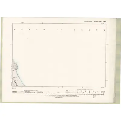 1893 Map of Haddingtonshire Sheet III.SE, 1895 Print