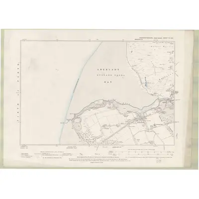 1892 Map of Haddingtonshire Sheet IV.NE, 1896 Print