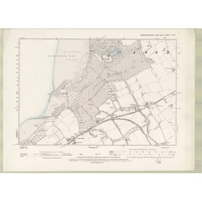 1892 Map of Haddingtonshire Sheet IV.SE, 1895 Print