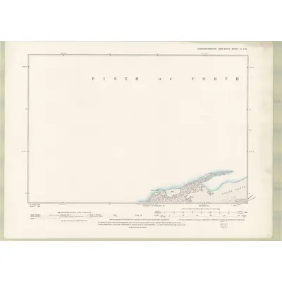 1892 Map of Haddingtonshire Sheet IV.SW, 1895 Print