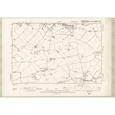 1892 Map of Haddingtonshire Sheet IX.SW, 1895 Print