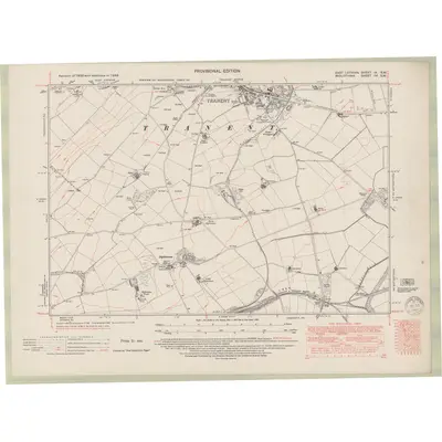 1949 Map of Haddingtonshire Sheet IX.SW