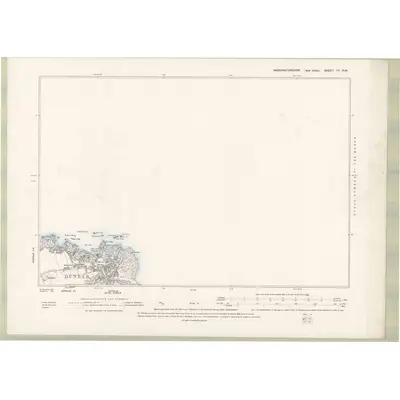 1893 Map of Haddingtonshire Sheet VII.NW, 1895 Print