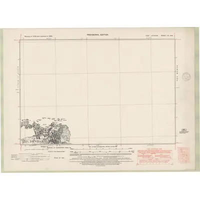 1938 Map of Haddingtonshire Sheet VII.NW, 1948 Print