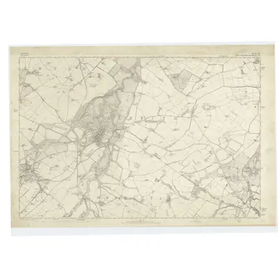 1853 Map of Haddingtonshire, Sheet XIII, 1854 Print