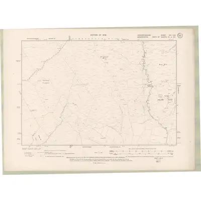 1906 Map of Haddingtonshire Sheet XIX.SW, 1909 Print