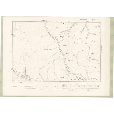 1892 Map of Haddingtonshire Sheet XVII.NW, 1895 Print