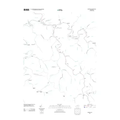 2013 Map of Haddix, 2013 Print