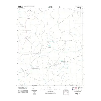2011 Map of Haddock, 2011 Print