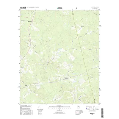 2017 Map of Haddock, 2017 Print