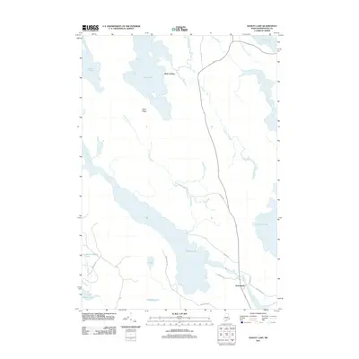 2011 Map of Hadley Lake, 2011 Print