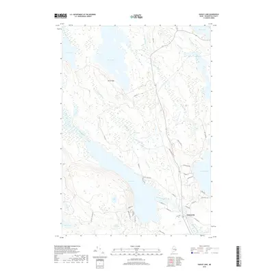2018 Map of Hadley Lake, 2018 Print