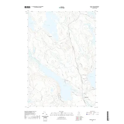 2021 Map of Hadley Lake, 2021 Print