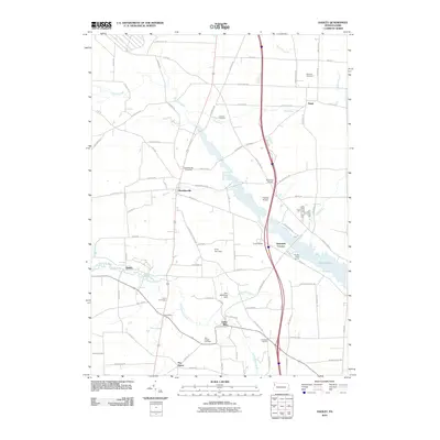 2010 Map of Hadley, 2010 Print