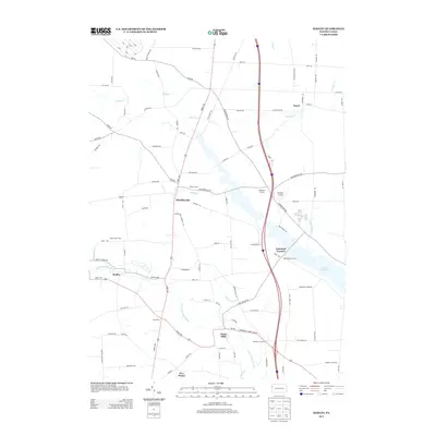 2013 Map of Hadley, 2013 Print