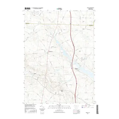 2016 Map of Hadley, 2016 Print