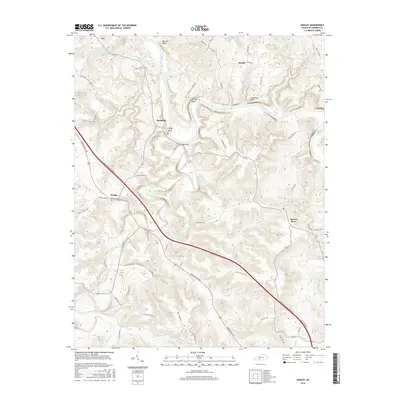 2016 Map of Hadley, 2016 Print