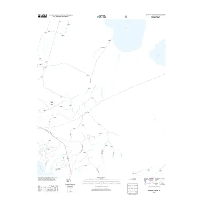 2013 Map of Hadnot Creek, 2013 Print
