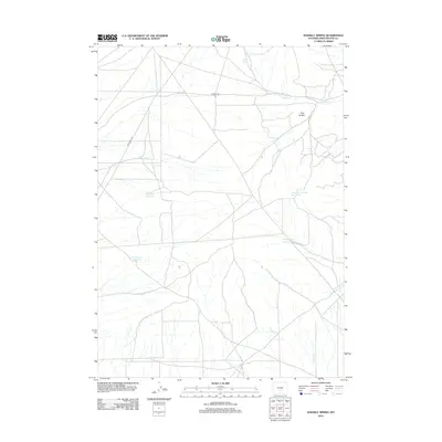 2012 Map of Hadsell Spring, 2012 Print