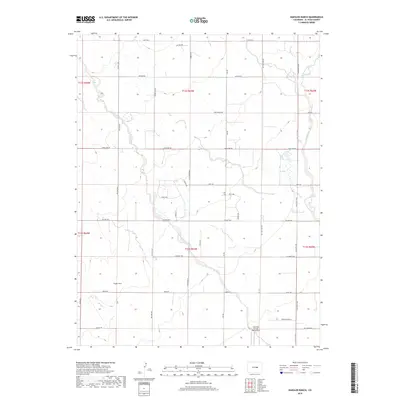 2019 Map of Haegler Ranch, 2019 Print