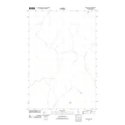 2011 Map of Hafey Pond, 2011 Print