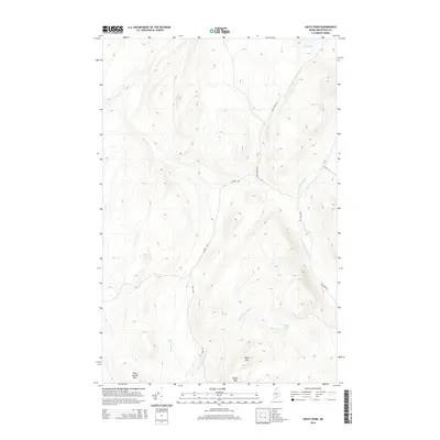 2014 Map of Hafey Pond, 2014 Print