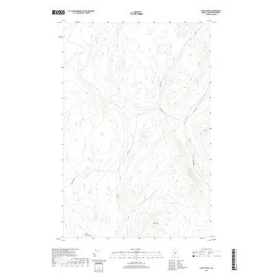 2018 Map of Hafey Pond, 2018 Print