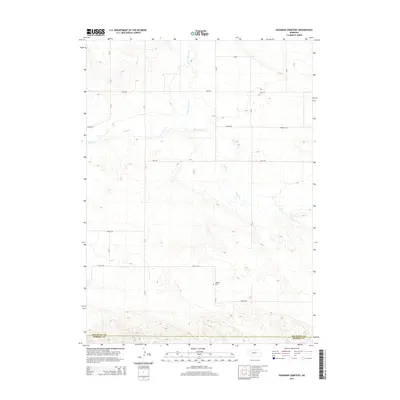 2014 Map of Hagaman Cemetery, 2014 Print