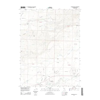 2015 Map of Hagaman Gulch, 2015 Print