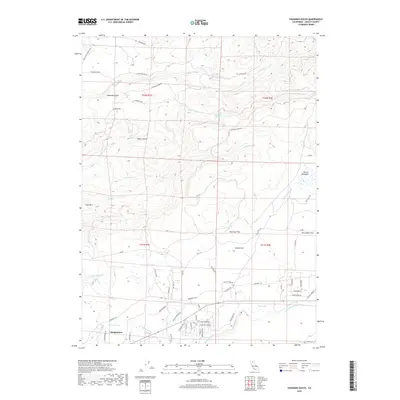 2018 Map of Hagaman Gulch, 2018 Print