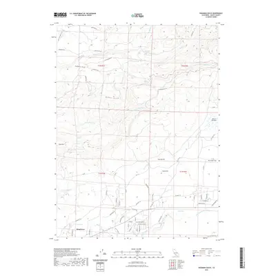 2022 Map of Hagaman Gulch, 2022 Print