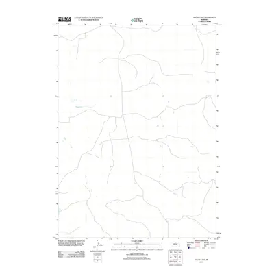 2011 Map of Hagan Lake, 2011 Print