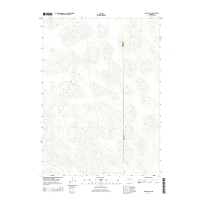 2014 Map of Hagan Lake, 2014 Print