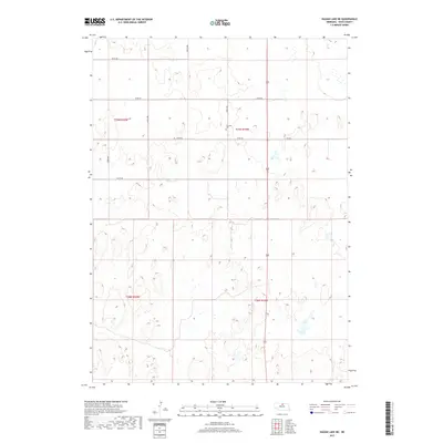 2017 Map of Hagan Lake NE, 2017 Print